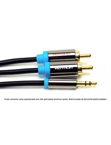 Vention P550AC 2*RCA to 3.5mm Audio AUX Cable (150cm)