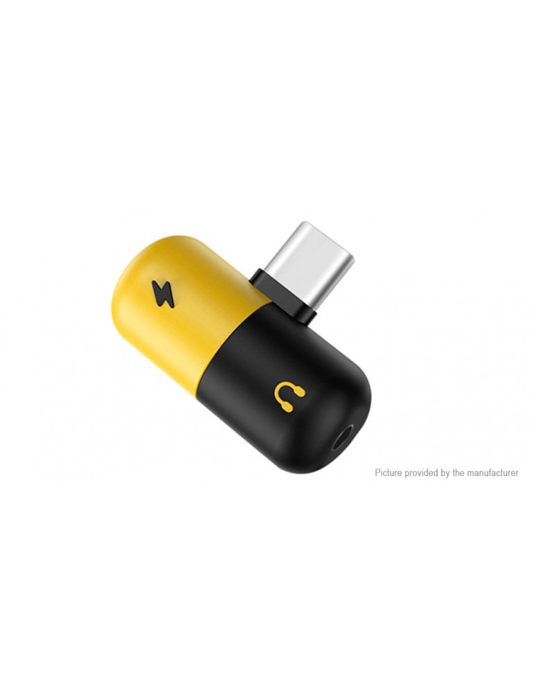 Z04 USB-C to USB-C + 3.5mm HiFi Audio Converter Adapter
