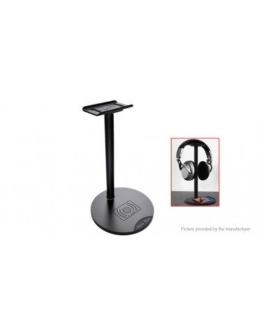 New Bee NB-Z2 2-in-1 Qi Wireless Charger Earphone Charging Stand Holder