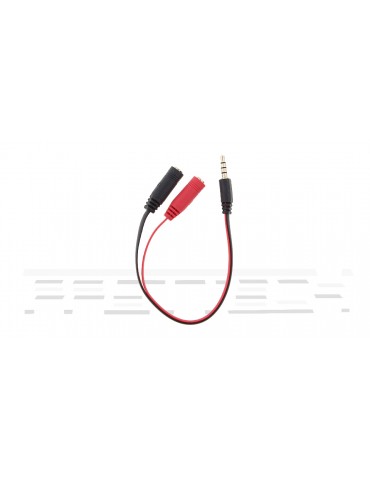 1-to-2 3.5mm Audio Splitter Cable Adapter (16cm)