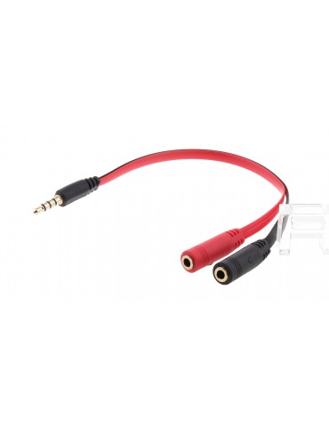 1-to-2 3.5mm Audio Splitter Cable Adapter (16cm)